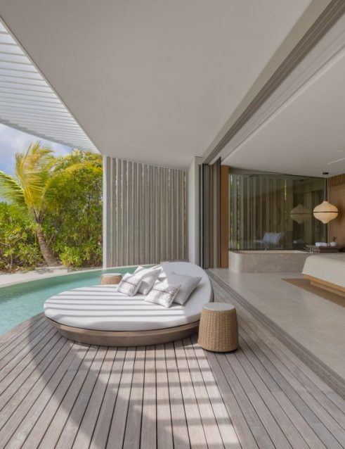 Sunset Beach Pool Villa The Ritz Carlton Maldives