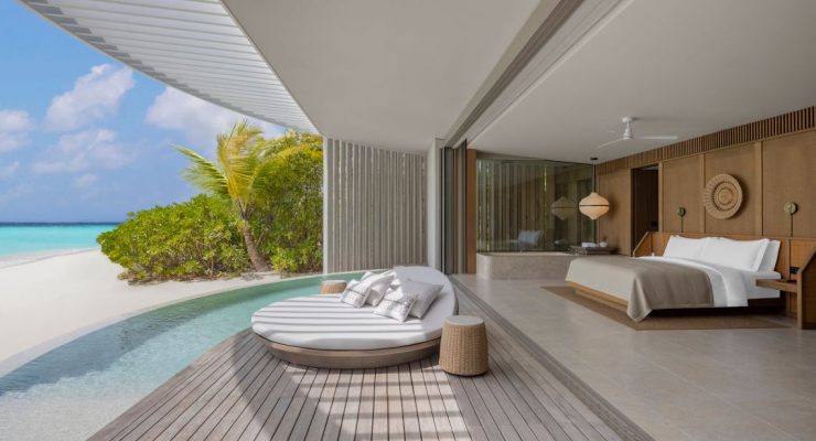 Sunset Beach Pool Villa The Ritz Carlton Maldives